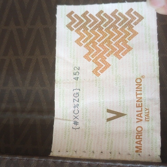 MARIO VALENTINO LEATHER & PVC CLUTCH - Picture 5 of 13